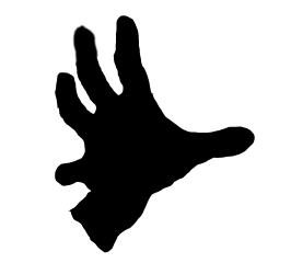 A grasping hand