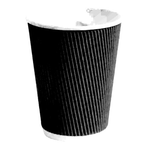 empty paper coffee cup
