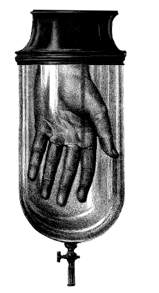 A hand in a jar